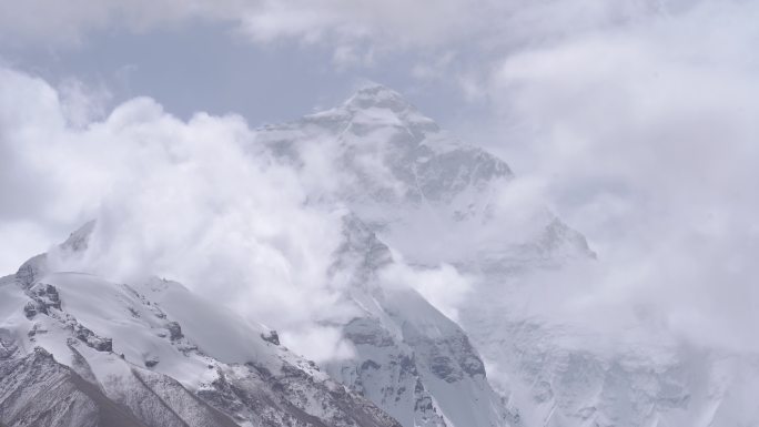 云间雪山延时