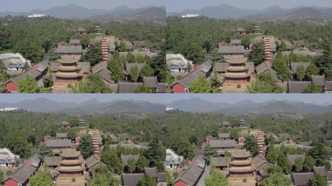 航拍平顶山汝州风穴寺