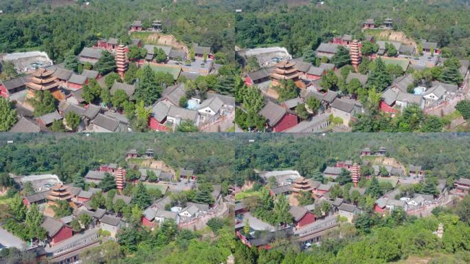 航拍平顶山汝州风穴寺