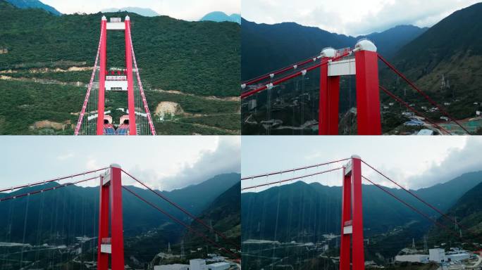 泸定大渡河大桥2 全球最长锚定桥超级工程