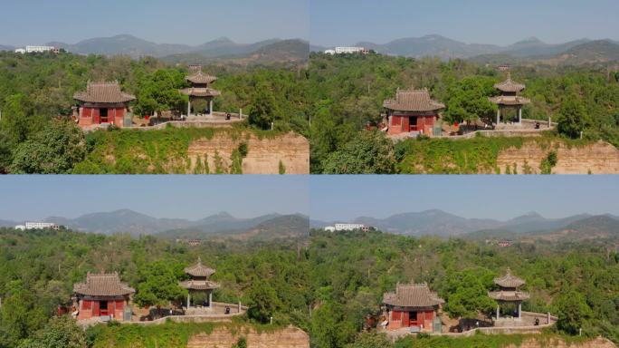 航拍平顶山汝州风穴寺