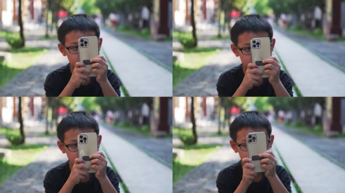 4K用手机拍照的小孩空镜