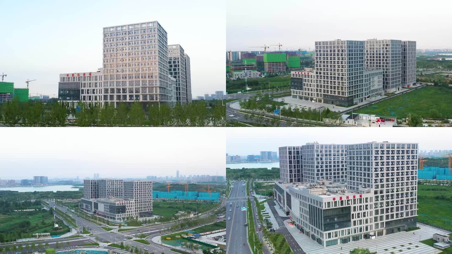 4k航拍 郑州中原科技城
