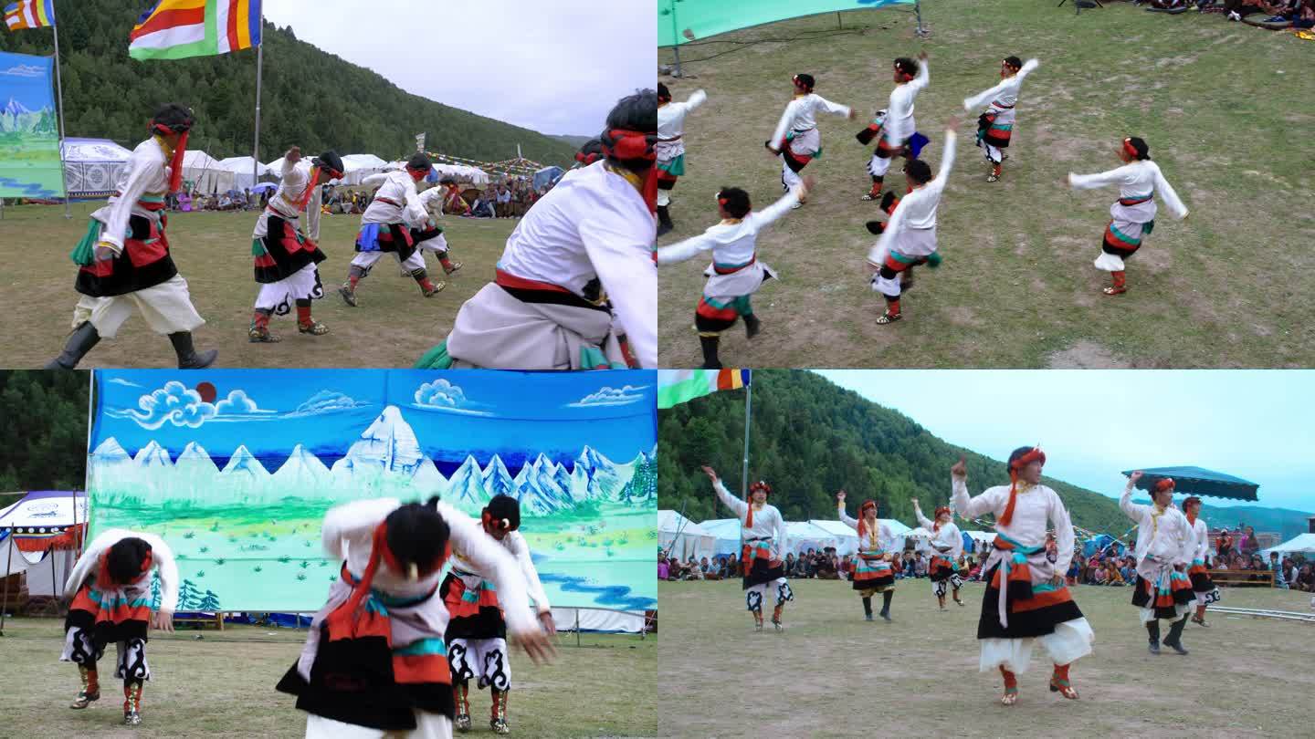 【4k】藏族男子舞蹈表演01