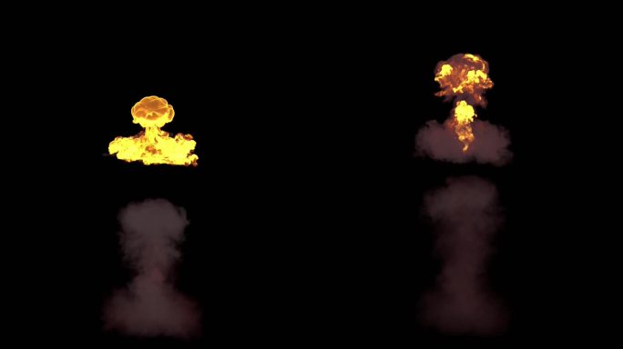 核弹爆炸蘑菇云