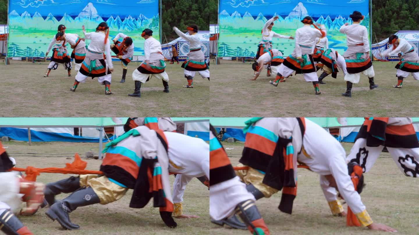 藏族舞蹈表演02