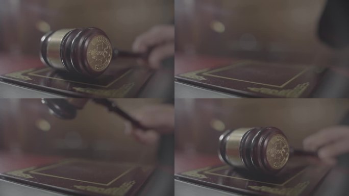 法锤落锤敲下法槌公平正义法院宣判（升格）