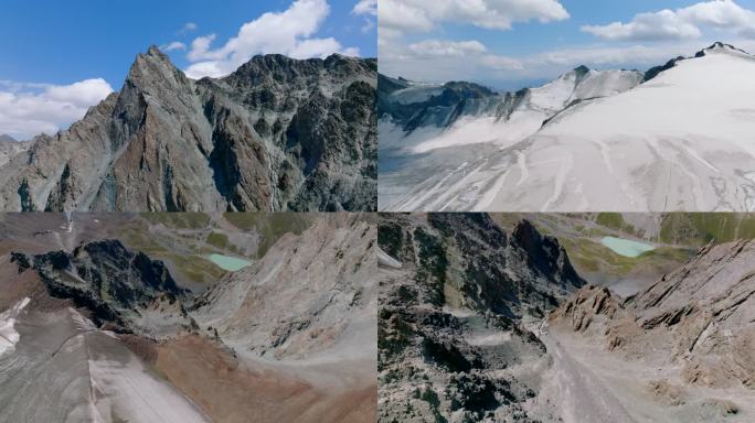 新疆-独库公路-雪山冰川