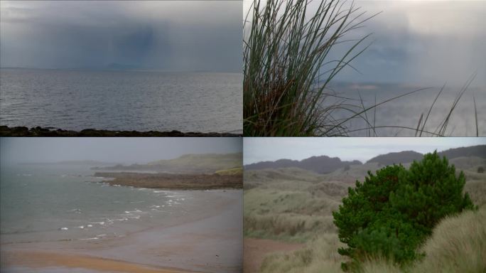 苏格兰自然景观成组镜头