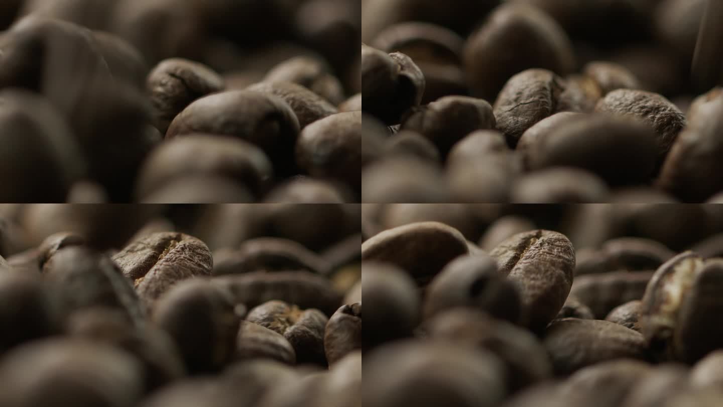 实拍咖啡豆