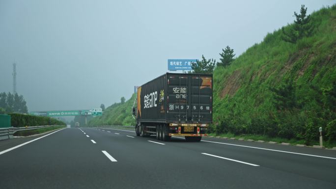 现代物流安能物流货车