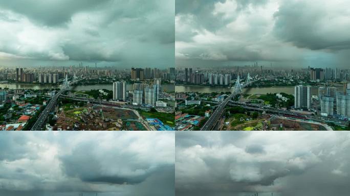 台风乌云大暴雨