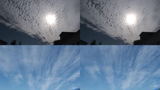天空云朵延时摄影实拍