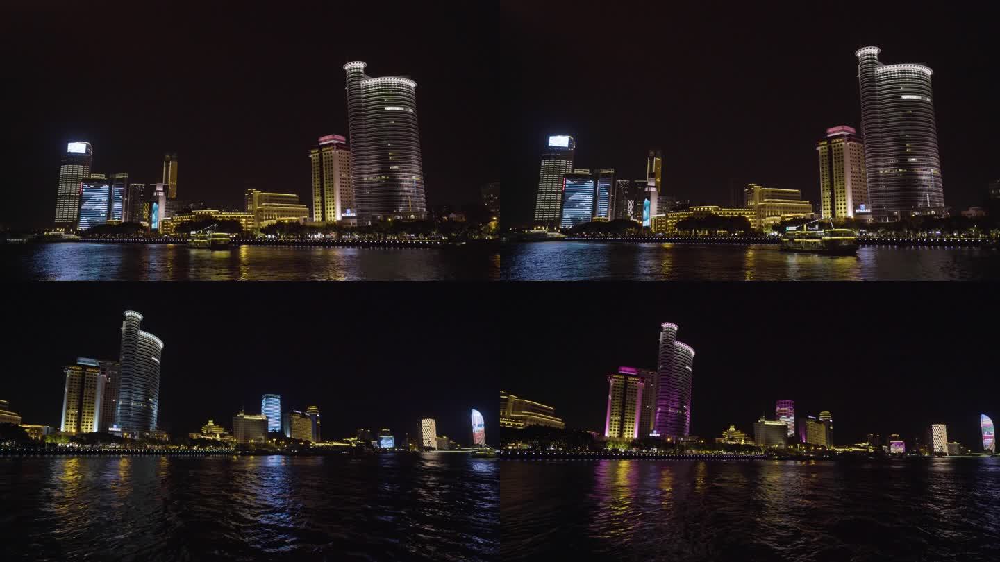 厦门海边鹭江道夜景