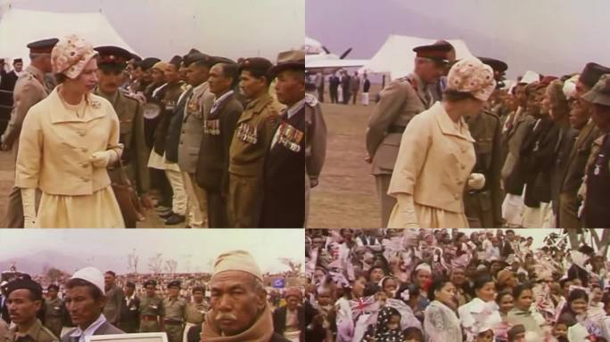 60年代女王访问印度