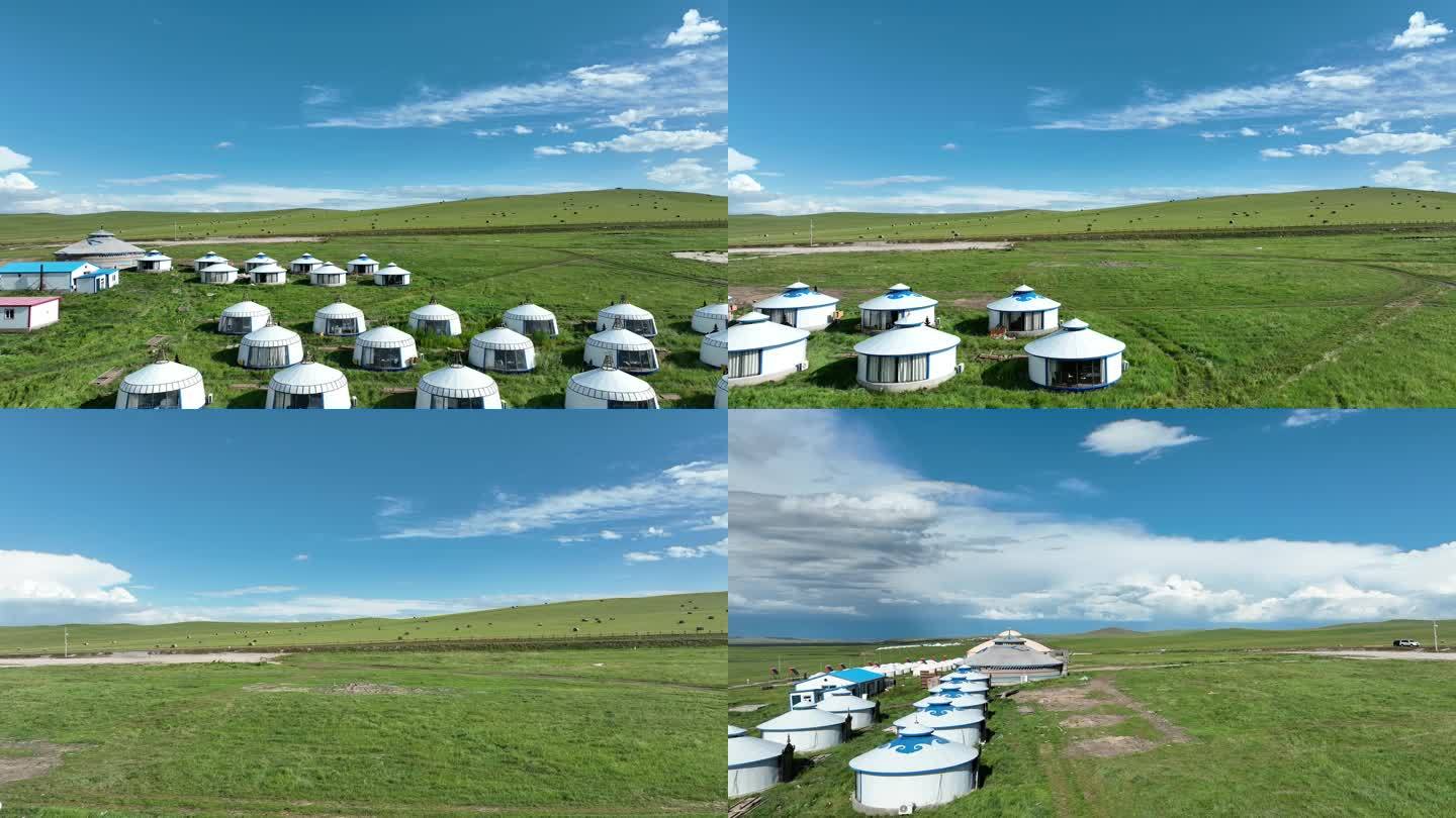 草原 呼伦贝尔草原 蒙古包