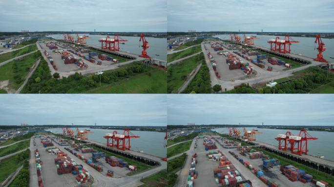 宜昌白洋港航拍4k