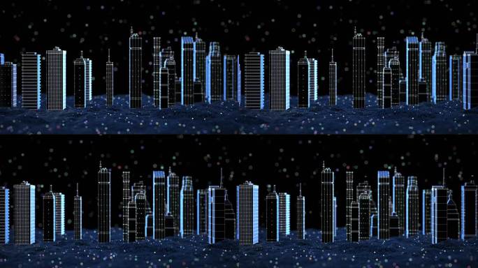 穿梭未来城市C4D动画
