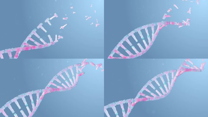 基因DNA组合与修复亮背景
