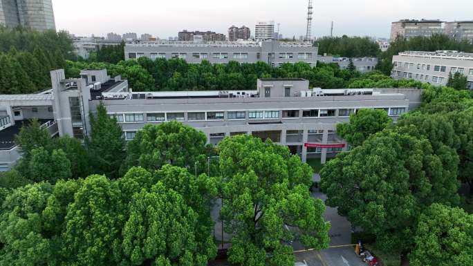 4K原素材-航拍中国科学院上海药物研究所