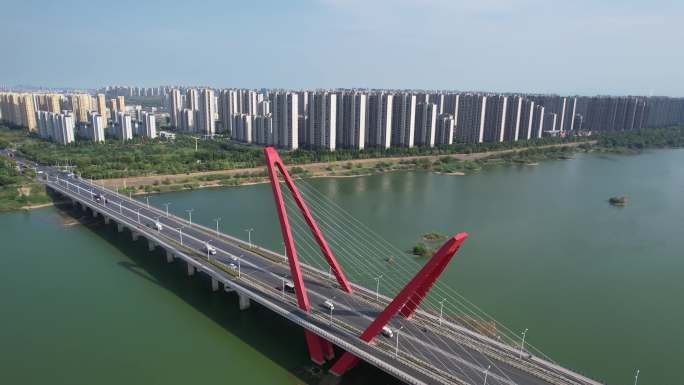 【合集】航拍安徽省六安市寿春路大桥4K