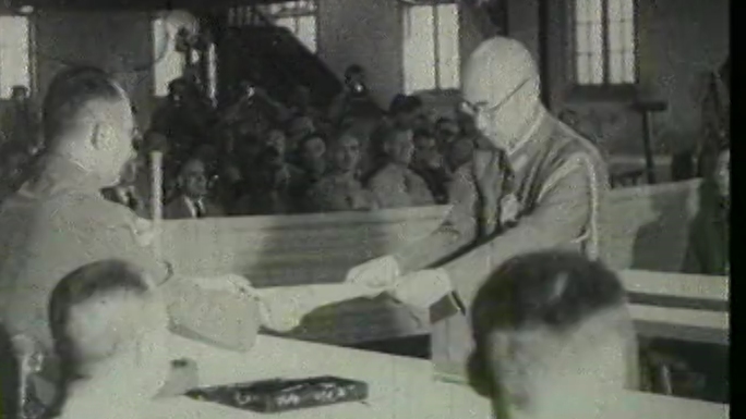 1945年南京日军投降仪式