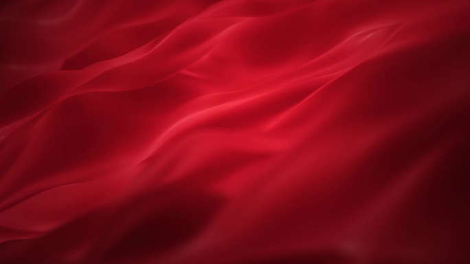 4K红绸绸缎飘舞红色背景无缝循环