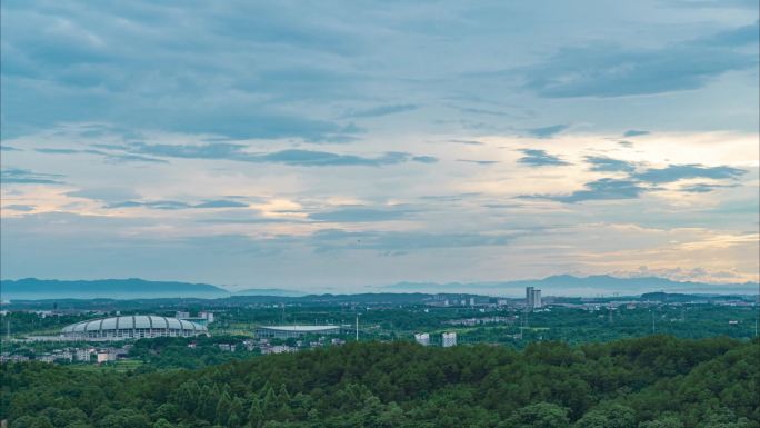 城市宣传，视频空镜头制作素材，行云延时