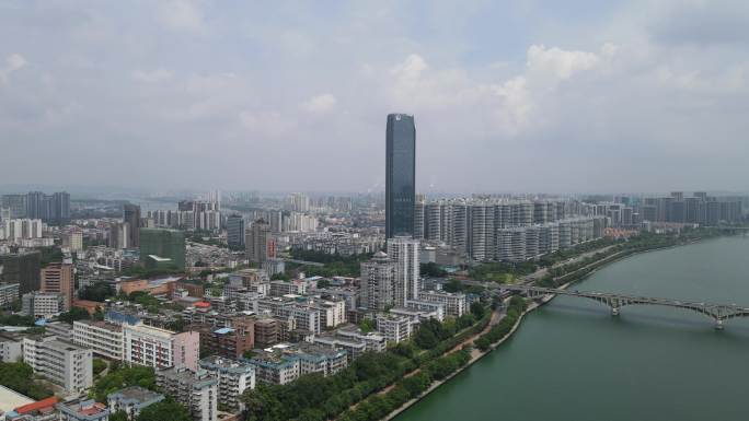 广西柳州地王大厦保利国际航拍 (2)
