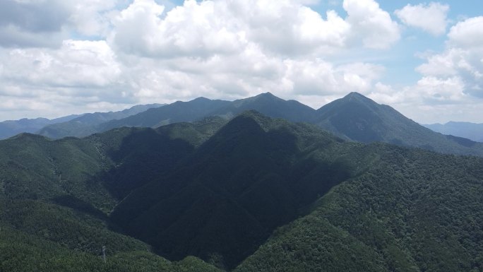 湖南 株洲 炎陵 炎帝陵 山脉 航拍