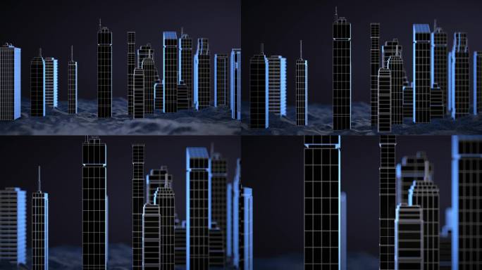 穿梭未来城市C4D动画