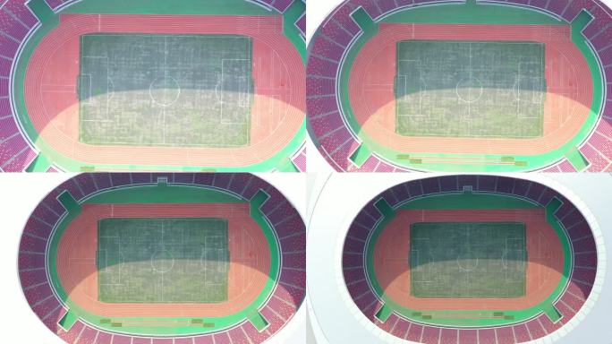 航拍郑州奥林匹克中心