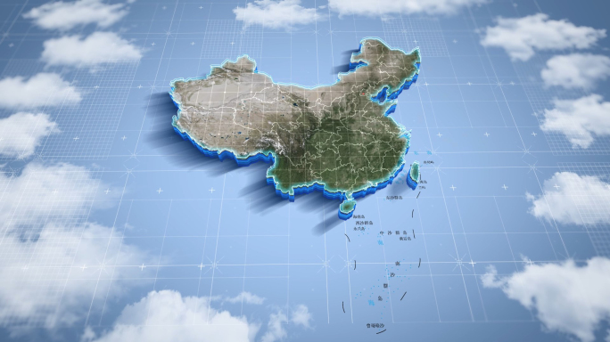 湖南辐射全国与全球地图科技AE模版