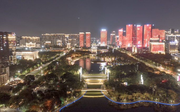 佛山千灯湖夜景延时03