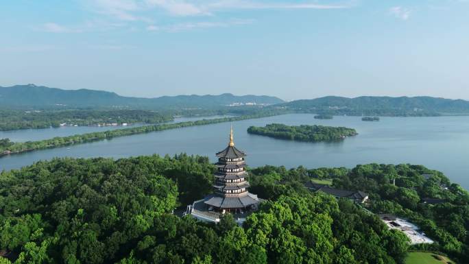 杭州西湖雷峰塔