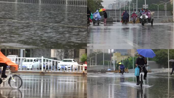 城市下雨