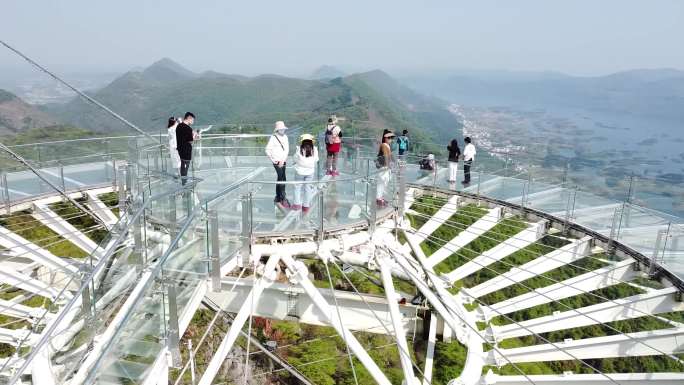 玻璃桥 天空之城 仙岛湖风景区 黄石