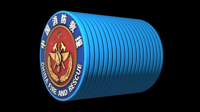 中国消防救援圆标alpha透明通道