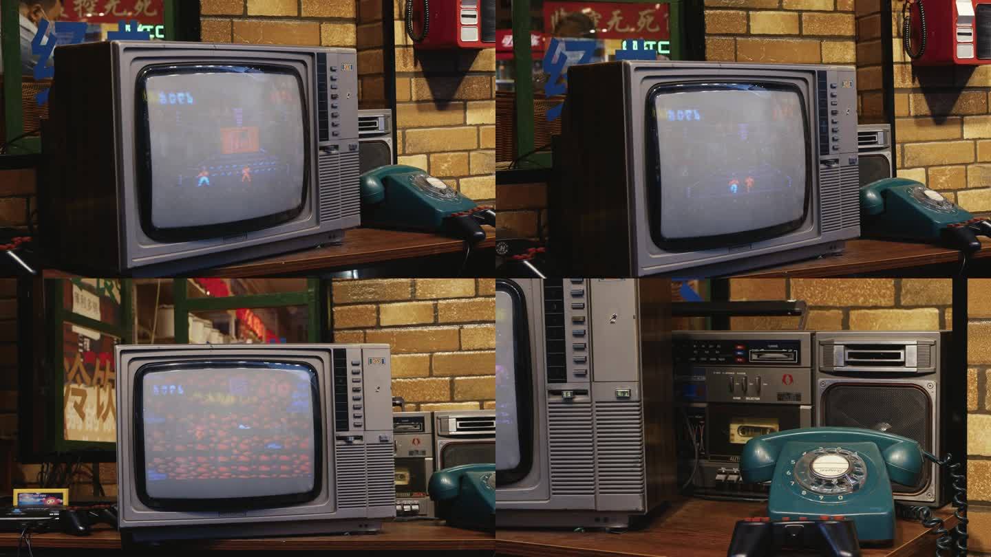 4k复古孩提时代游戏机复古电视