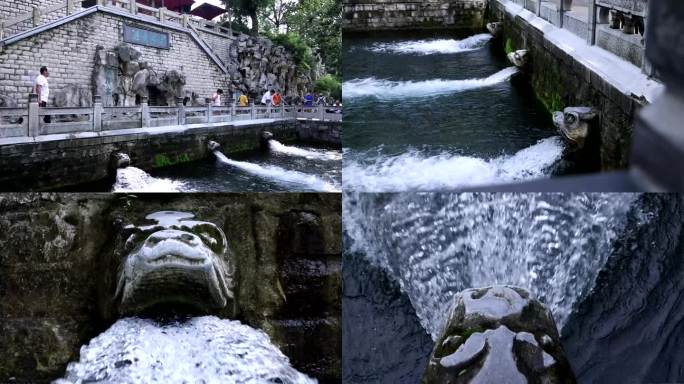 泉城济南 泉水 黑虎泉 济南七十二名泉