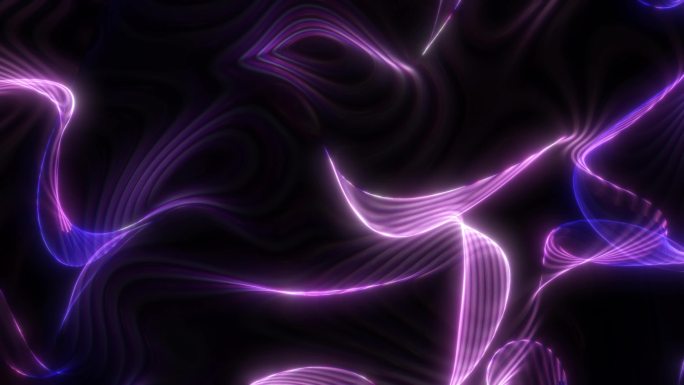 紫蓝丝绸纹理光效粒子
