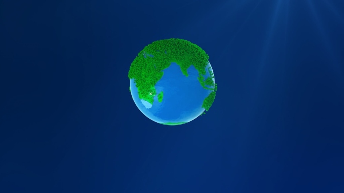 三维绿色地球科技Ai区块链环境保护