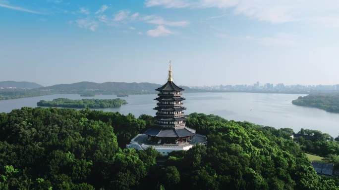 杭州西湖雷峰塔