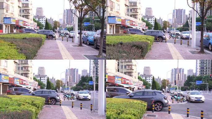 4K长沙街道运镜空镜头
