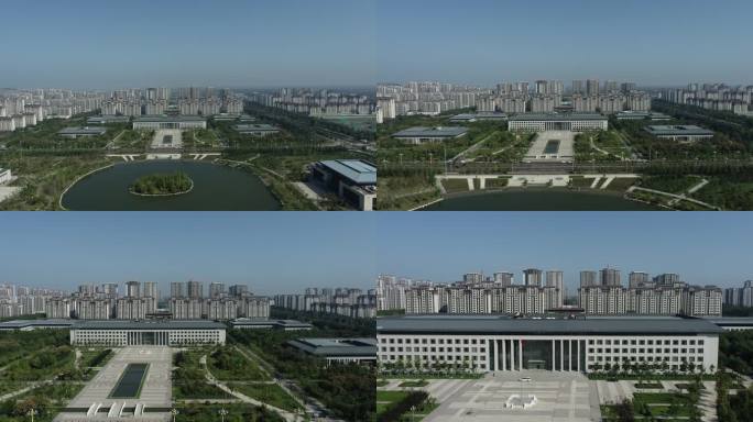 梁山新城区3航拍