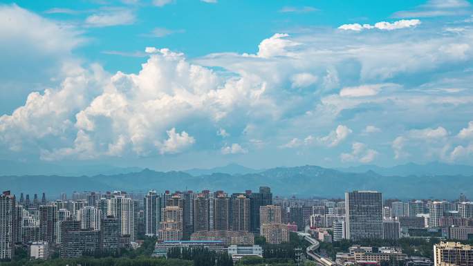 北京北部城市风景
