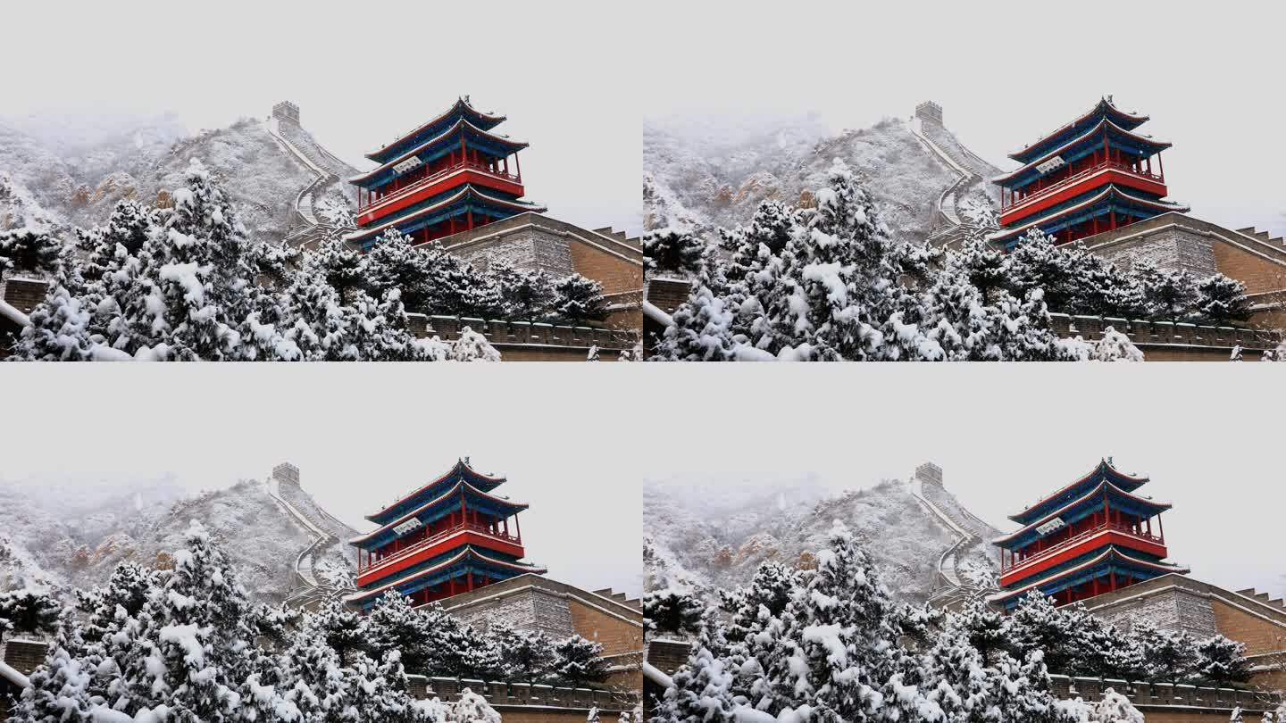 长城居庸关雪景2