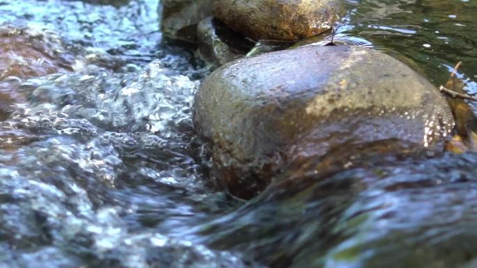 山涧溪流升格视频