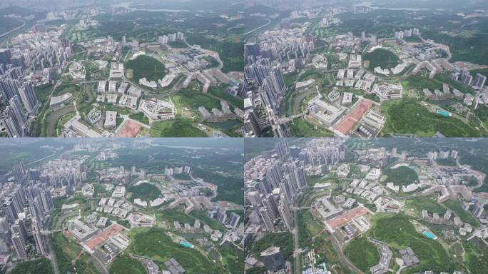 深圳西丽南方科技大学高空航拍