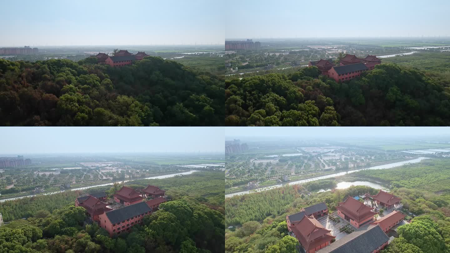 生态环境人文建筑山顶寺庙